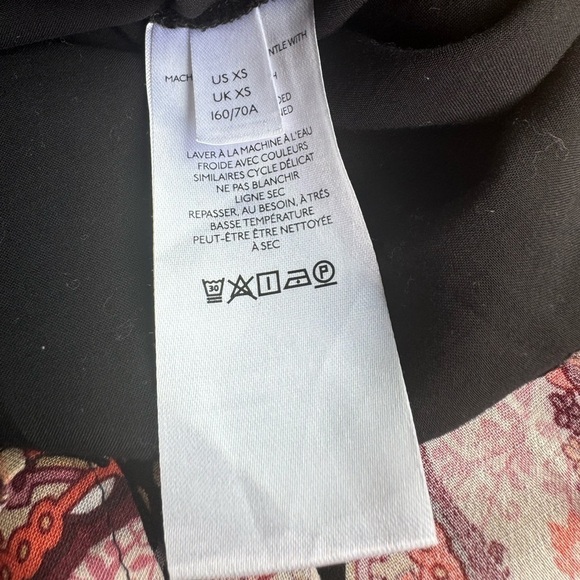 Anthropologie Myla Tiered Paisley Print Mini Skirt Size XSmall - Picture 8 of 11